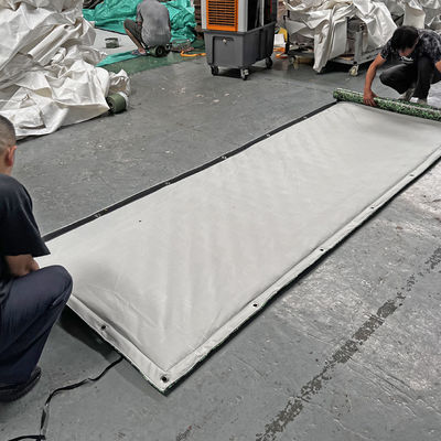 Litong-Vlamvertragend Geluidsdempend voor Buitenbouw Groen Blad Printgeluidsdemping