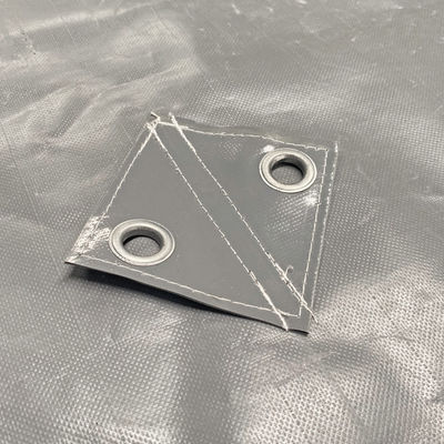 Litong Geluiddempend voor Buitenconstructie Vlamvertragend Grijs PVC Geluidsscherm