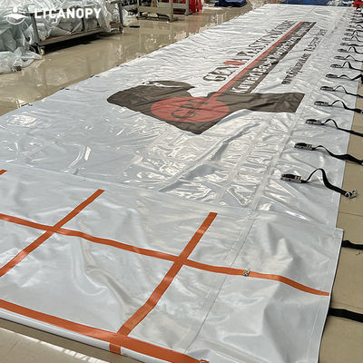 Litong China Fabriek Directe Prijs Scheurvast PVC Zijgordijn Trailer Zeildoek