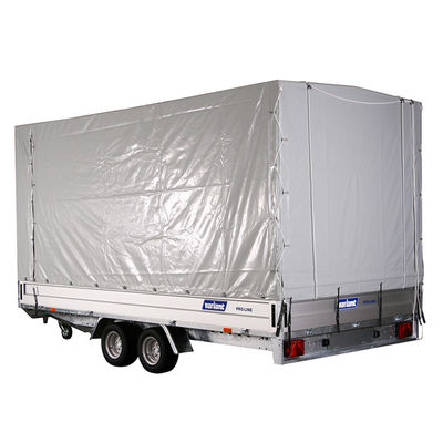 Litong Goede Sterkte Waterdicht Aangepast Wit PVC Gecoat Zeildoek Vrachtwagen  Lorry Cover