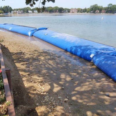Litong rechthoekige opblaasbare water gevulde overstromingsbarrièrebuis