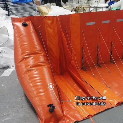 Litong herbruikbare duurzame overstromingsbestrijding PVC L-vormige overstromingsbarrière