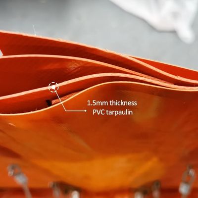 Litong herbruikbare duurzame overstromingsbestrijding PVC L-vormige overstromingsbarrière