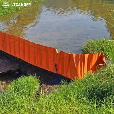 Litong herbruikbare duurzame overstromingsbestrijding PVC L-vormige overstromingsbarrière