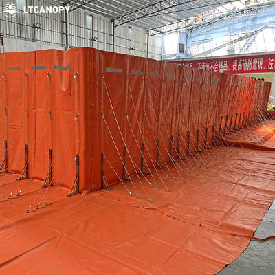 Litong Nieuw model overstromingsbeheersbarrière 1.8M High Customized Removable Flood Barrier