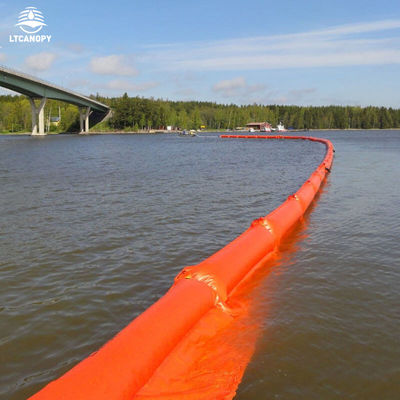 Litong Customized Hoogwaardige 600gm PVC Stof Vermijd brandstof olievergieten Drijvende Olie Containment Boom