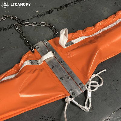 Litong Customized Hoogwaardige 600gm PVC Stof Vermijd brandstof olievergieten Drijvende Olie Containment Boom