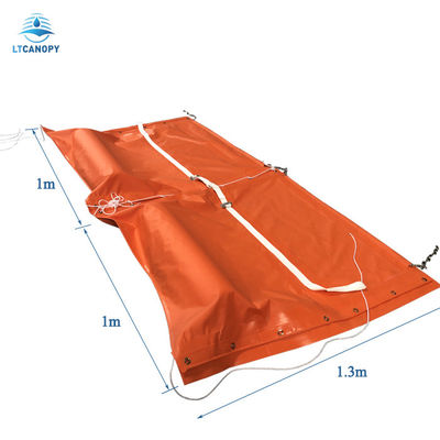 Litong Customized Hoogwaardige 600gm PVC Stof Vermijd brandstof olievergieten Drijvende Olie Containment Boom