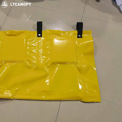 Litong Bescherm de Oceaan Voorkom Olielekkages Inperkingsoplossing Pvc Drijvende Barrière Boom Slibgordijn