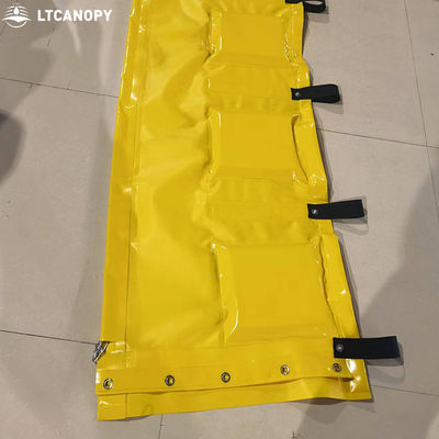 Litong Bescherm de Oceaan Voorkom Olielekkages Inperkingsoplossing Pvc Drijvende Barrière Boom Slibgordijn