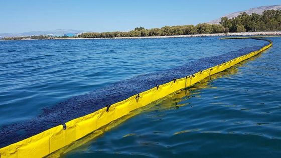 Litong Bescherm de Oceaan Voorkom Olielekkages Inperkingsoplossing Pvc Drijvende Barrière Boom Slibgordijn