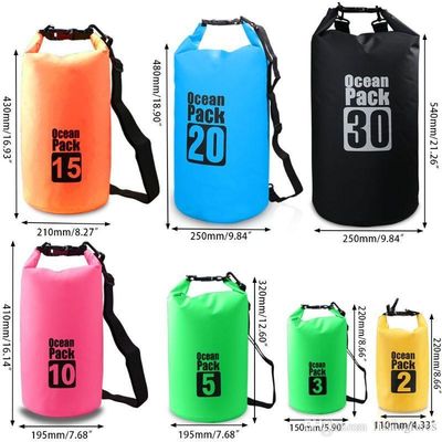 Litong Groothandel Waterdichte Droge Tas Outdoor Sport Zwemmen Raften Zeildoek Sporttas