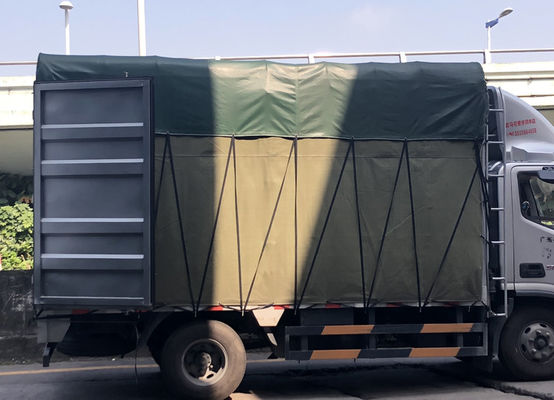 Litong Custom Made Outdoor Heavy Duty Waterdicht en Branddicht PVC Tarpaulin Truck Cover Tarp