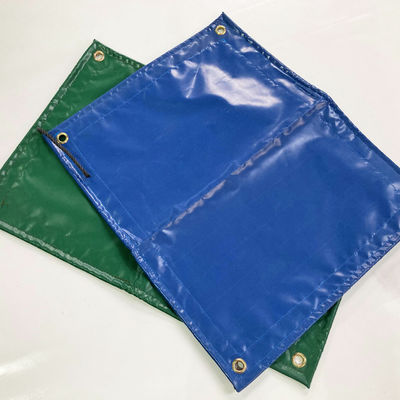 Litong Vervaardiger Semi-trailer Pvc bedekte stof Geprinte logo Truck Covers Pvc Tarpaulin Side Curtain