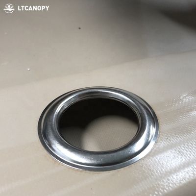 Litong hoge treksterkte kaki 1000D pvc tarpaulin vrachtwagen deksel