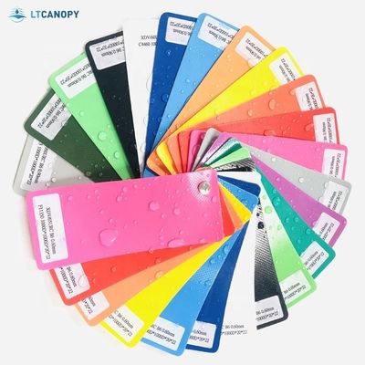 Litong hoge treksterkte kaki 1000D pvc tarpaulin vrachtwagen deksel