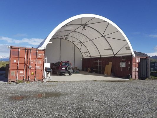 Litong Hoogwaardige PVC Koepel Industriële Verzendcontainer Shelter Schuur Apparatuur Opslagcontainer Luifel