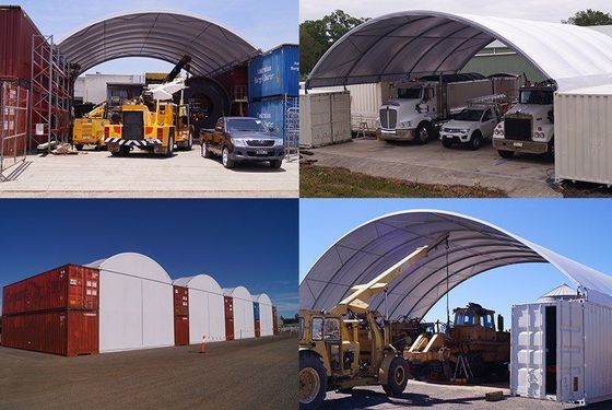 Litong Hoogwaardige PVC Koepel Industriële Verzendcontainer Shelter Schuur Apparatuur Opslagcontainer Luifel