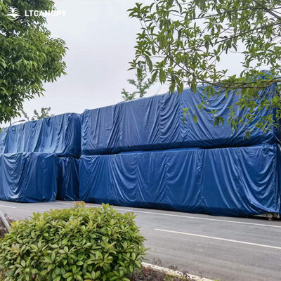 Litong Heavy Duty Zeildoek Fabrikant PVC Mes Gecoat Zeildoek Scheepvaartcontainer Dekzeil