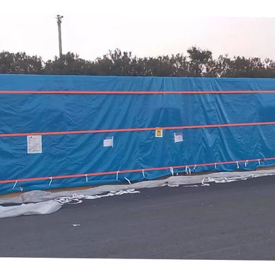 Litong Buitenwaterdicht Cargo Cover Tarp Blauw PVC Tarpaulin Cover