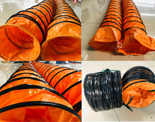 Litong 14 inch Flame Retardant Pvc Flexible Ducting Hose 12 inch Pvc Air Duct Hose
