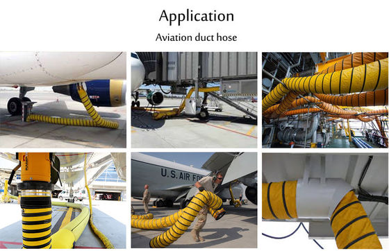 Litong 14 inch Flame Retardant Pvc Flexible Ducting Hose 12 inch Pvc Air Duct Hose