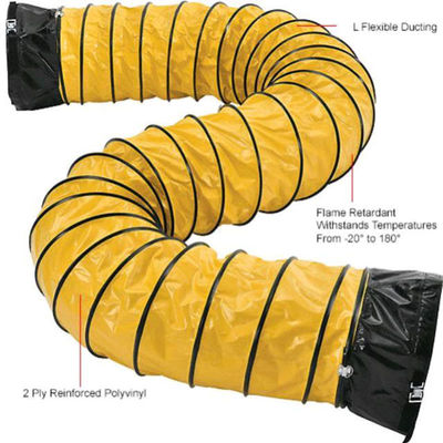 Best Verkopende Draagbare Ventilatiebuis voor Mijnbouw, Flexibele Slang, Ventilatieduct, PVC-gelamineerde Gecoate Stof Fabrikant