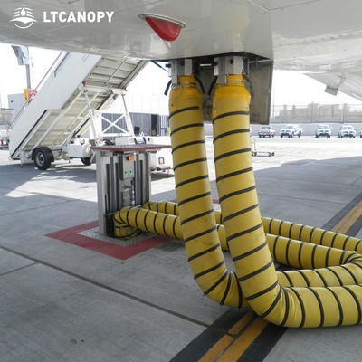 Litong Flexible PVC Air Duct Hose Fire Retardant PVC Ventilatie Duct voor luchthaven