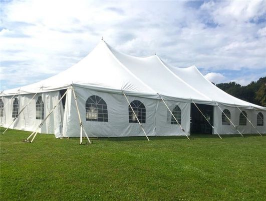 Groothandel Hoteltent Tarpaulin Architectonisch trekmembraanconstructie Workshop Gang PVC bedekte stof