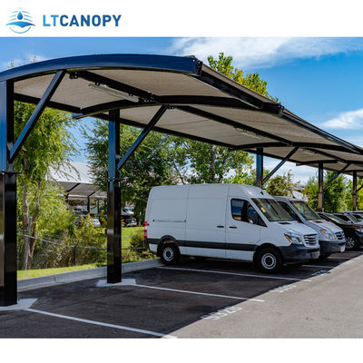 Hoogwaardige Carporten Zonneschermen Sterkte Membraanstructuur Stoffen Dakbedekking Structuur Tent Op Maat