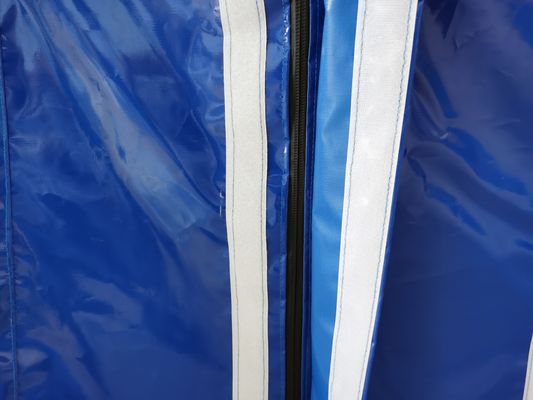 Litong Custom Commerciële Zware Blauwe Canvas Vrachtwagen Zeildoek Cover Bedrukte Zeildoeken Zeildoek Canvas