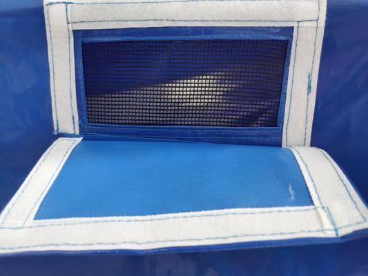 Litong Custom Commerciële Zware Blauwe Canvas Vrachtwagen Zeildoek Cover Bedrukte Zeildoeken Zeildoek Canvas