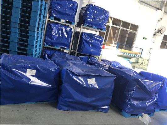 Litong Custom Commerciële Zware Blauwe Canvas Vrachtwagen Zeildoek Cover Bedrukte Zeildoeken Zeildoek Canvas