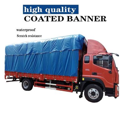 Waterdichte blauwe PVC op maat gemaakte canvas hoezen voor container vrachtwagen zeildoek PVC gecoate stof vrachtwagen zijgordijn