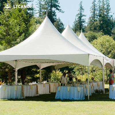 Litong High Tensile Strength Outdoor Waterdicht PVC Cover Tarp Antil-UV Pagode Tent Canopy Tent voor Event