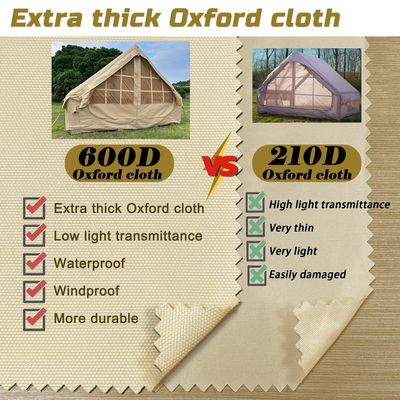 Litong Duurzame 600D Oxford Stof Canvas Tent Opblaasbare Cabine Tent voor Kamperen
